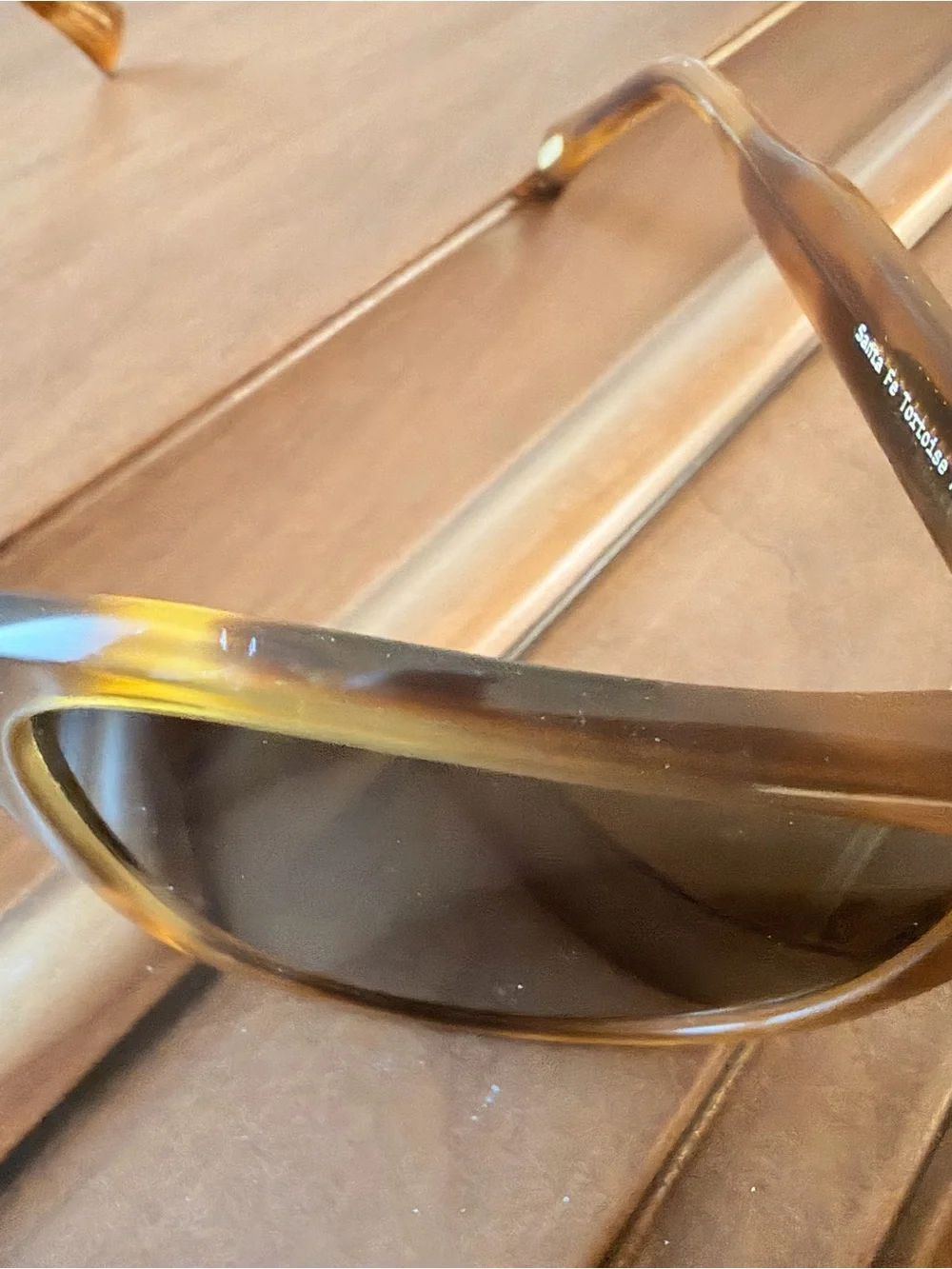 Classic Men's Sunglasses in Tortoiseshell Brown with Dark Lenses